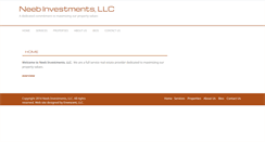 Desktop Screenshot of neebinvestments.com